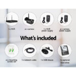 UL-tech Wireless CCTV Security System 8CH NVR 3MP 4 Bullet Cameras 1TB - Image 3