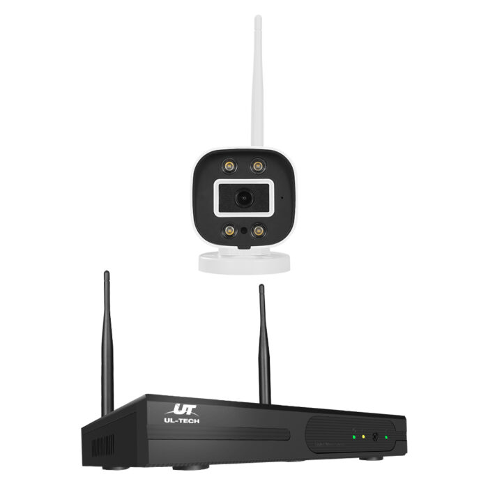 UL-tech Wireless CCTV Security System 8CH NVR 3MP 4 Square Cameras - Image 3