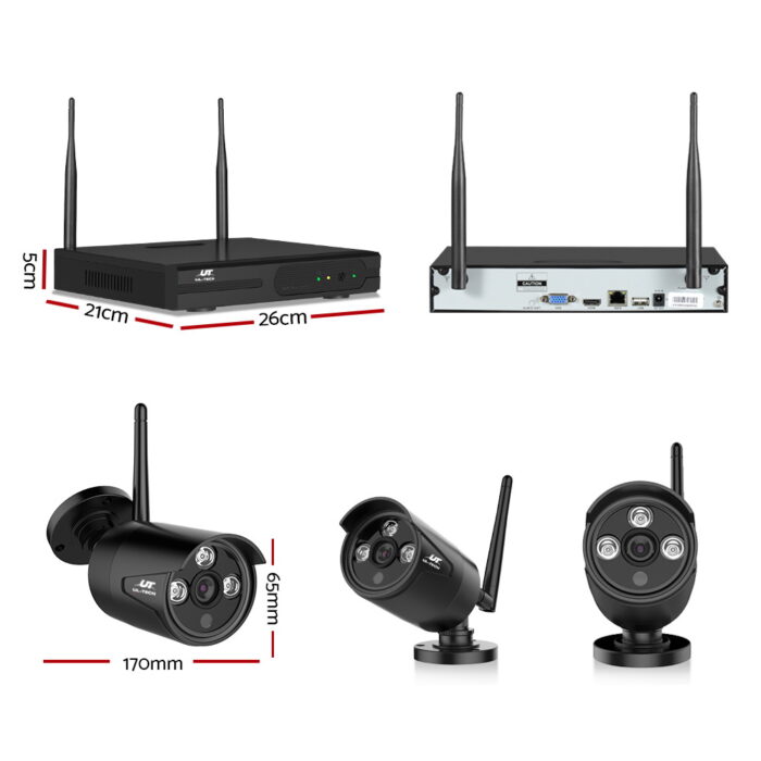 UL-tech Wireless CCTV Security System 8CH NVR 3MP 6 Bullet Cameras 1TB - Image 2