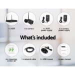 UL-TECH 3MP 8CH NVR Wireless 6 Security Cameras Set - Image 4