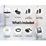 UL-tech Wireless CCTV Security System 8CH NVR 3MP 8 Bullet Cameras 1TB - Image 3