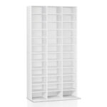 Artiss Bookshelf CD Storage Rack - BERT White
