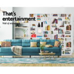 Artiss Bookshelf CD Storage Rack - BERT White - Image 3