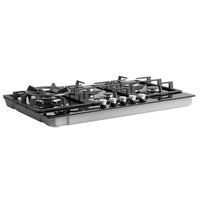 Comfee Gas Cooktop 5 Burner Kitchen Gas Hob Cook Top Trivets Stove Black NG LPG - Image 3