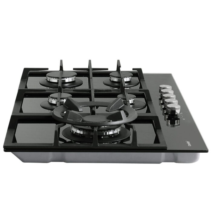 Comfee Gas Cooktop 5 Burner Kitchen Gas Hob Cook Top Trivets Stove Black NG LPG - Image 4