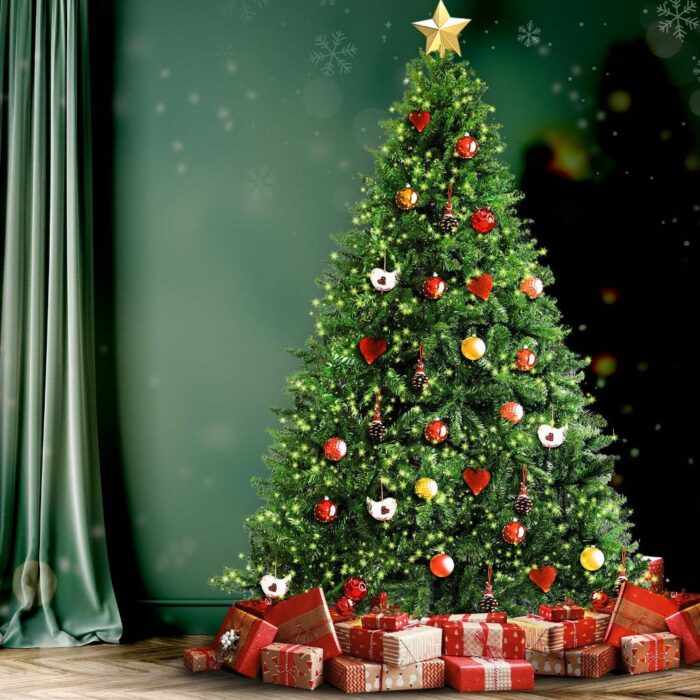 Christmas Tree Xmas Decorations  1.8M 6FT Home Decor Green Artificial 1200 tips - Image 2