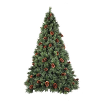 Christmas Tree Xmas Decorations Pine Cones 2.1M 7FT Home Decor Green  1500 tips
