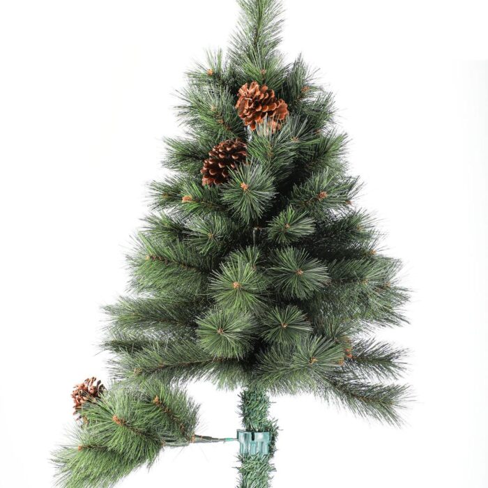 Christmas Tree Xmas Decorations Pine Cones 2.1M 7FT Home Decor Green  1500 tips - Image 4