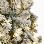 Mazam Christmas Tree 2.1M 7FT Snow Flocked Green with LED - Image 6