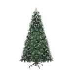 Mazam Christmas Tree 1.8M 6FT Snowy Xmas Decorations Home Decor Green 800 tips