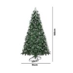 Mazam Christmas Tree 1.8M 6FT Snowy Xmas Decorations Home Decor Green 800 tips - Image 2