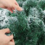 Mazam Christmas Tree 1.8M 6FT Snowy Xmas Decorations Home Decor Green 800 tips - Image 3