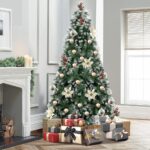 Mazam Christmas Tree 2.4M 8FT Snowy Xmas Decorations Home Decor Green 1400 tips - Image 5