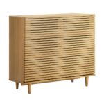 Oikiture 3 Chest of Drawers Tallboy Unique