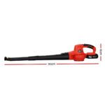Giantz 20V Cordless Leaf Blower Garden Lithium Battery Electric Nozzles 2-Speed - Image 2