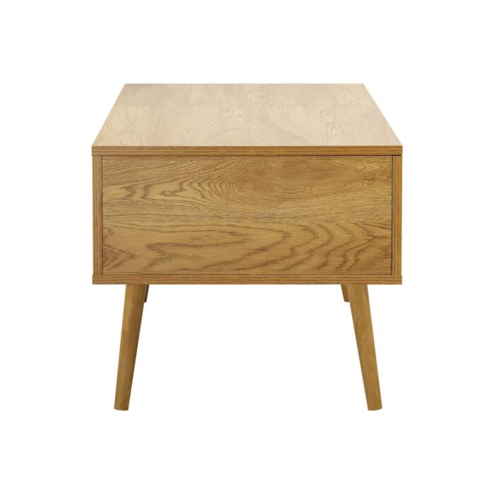 Oikiture Coffee Table Lift Up Top Modern Tables Hidden Book Storage Shelf Wood - Image 2