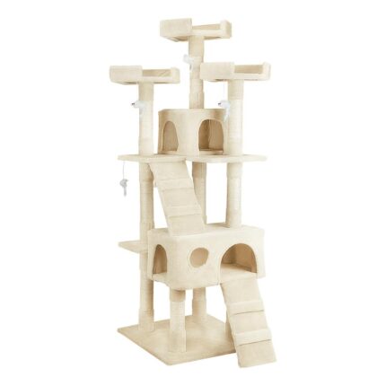 1.7M Cat Trees Scratching Post Scratcher Tower Condo House Furniture Multi Level