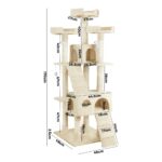 1.7M Cat Trees Scratching Post Scratcher Tower Condo House Furniture Multi Level - Image 3