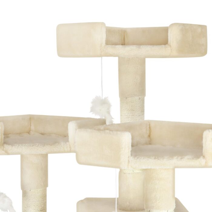 1.7M Cat Trees Scratching Post Scratcher Tower Condo House Furniture Multi Level - Image 2
