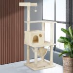 Cat Tree Scratching Post Scratcher House Furniture Bed Stand Kitty Tower Condo - Image 4