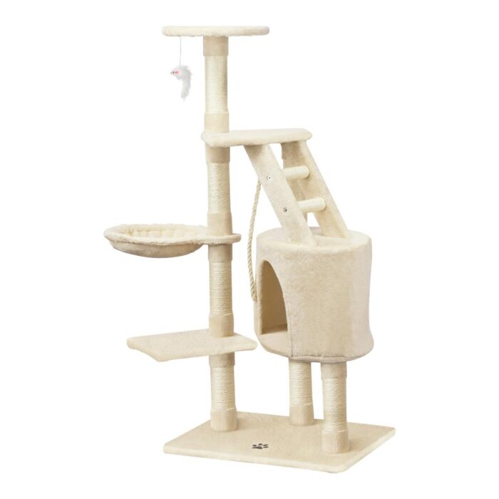1.2M Cat Trees Scratching Post Scratcher Furniture Kitty Condo Tower House Trees - Image 4