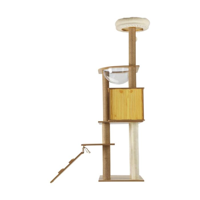 Alopet Cat Tree Wooden Scratching Post Condo 147cm - Image 6