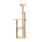 Alopet Cat Tree Scratching Post Scratcher Cats Tower Wood Condo Toys House 148cm - Image 4
