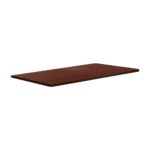 Oikiture Standing Desk Table Top Only For Office Computer Desk Walnut 140cm