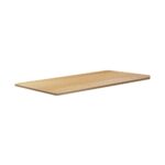 Oikiture Standing Desk Table Top Only For Office Computer Desk Oak 120cm