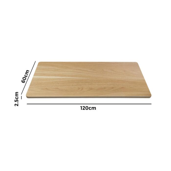 Oikiture Standing Desk Table Top Only For Office Computer Desk Oak 120cm - Image 6