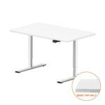 Oikiture Standing Desk Table Top Only For Office Computer Desk White 120cm - Image 2