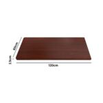 Oikiture Standing Desk Table Top Only For Office Computer Desk Walnut 120cm - Image 5