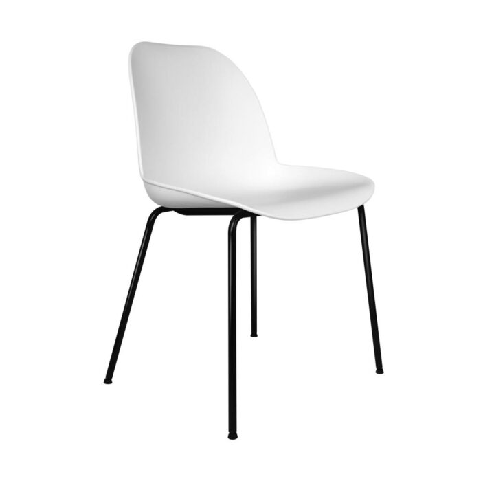 Oikiture Dining Chairs Kitchen Chair Exclusive Lounge Room Metal Plastic Whitex2 - Image 6