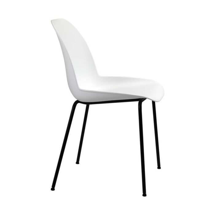 Oikiture Dining Chairs Kitchen Chair Exclusive Lounge Room Metal Plastic Whitex2 - Image 4