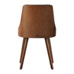Oikiture Dining Chairs Wooden Faux Leather Seatx2 Grey - Image 6