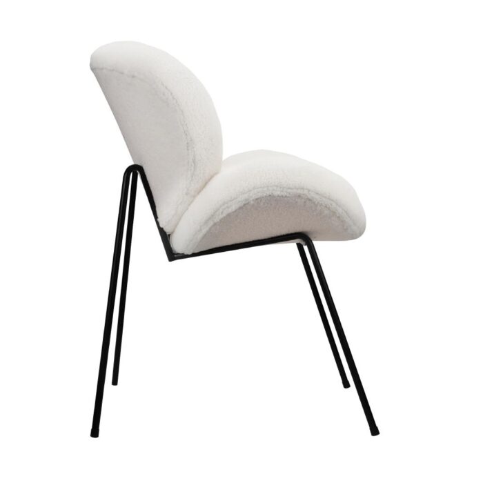 Oikiture Armchair Dining Chair Accent Chairs Tub Armchairs Exclusive White - Image 6