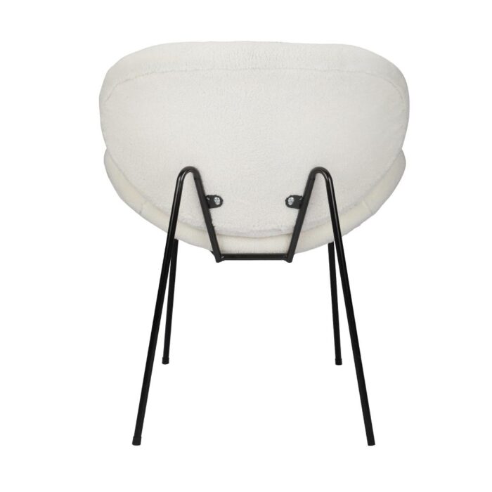 Oikiture Armchair Dining Chair Accent Chairs Tub Armchairs Exclusive White - Image 5