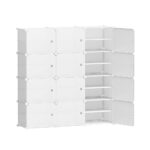 Artiss Large Capacity White Shoe Cabinet Eco-Friendly Storage Solution (White)