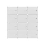Artiss Large Capacity White Shoe Cabinet Eco-Friendly Storage Solution (White) - Image 3