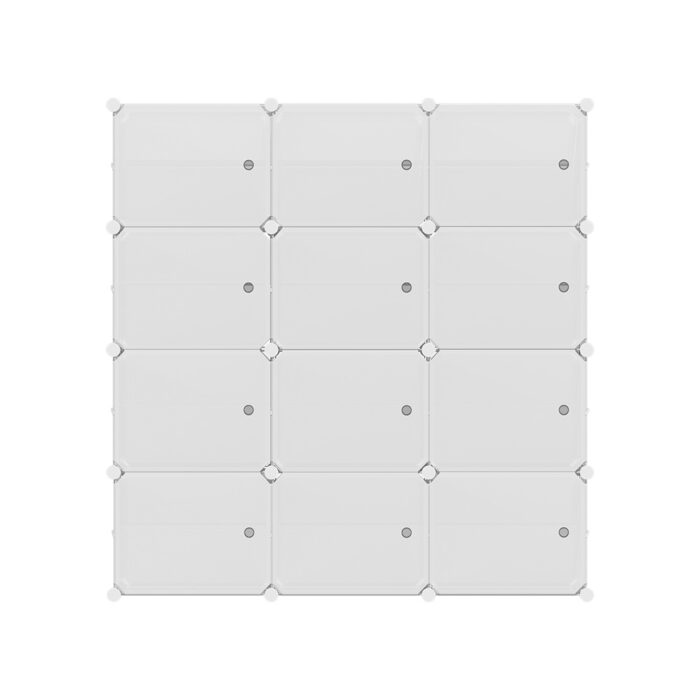 Artiss Large Capacity White Shoe Cabinet Eco-Friendly Storage Solution (White) - Image 3