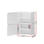 Artiss White Shoe Cabinet Eco-Friendly Storage Organizer - Image 2