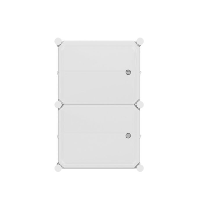 Artiss White Shoe Cabinet Eco-Friendly Storage Organizer - Image 3
