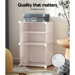 Artiss White Shoe Cabinet Eco-Friendly Storage Organizer - Image 4