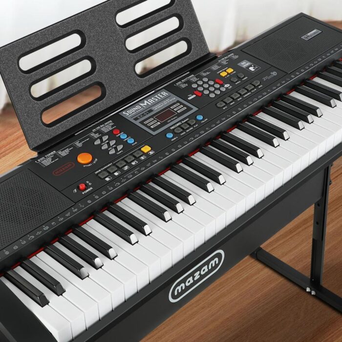 Mazam 61 Keys Electronic Piano Keyboard Kids Gift - Image 6