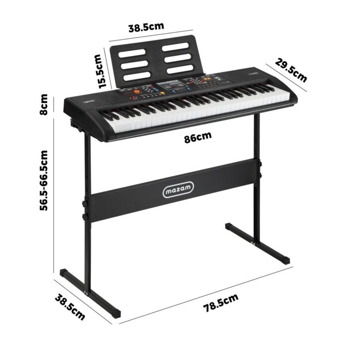Mazam 61 Keys Electronic Piano Keyboard Kids Gift - Image 3