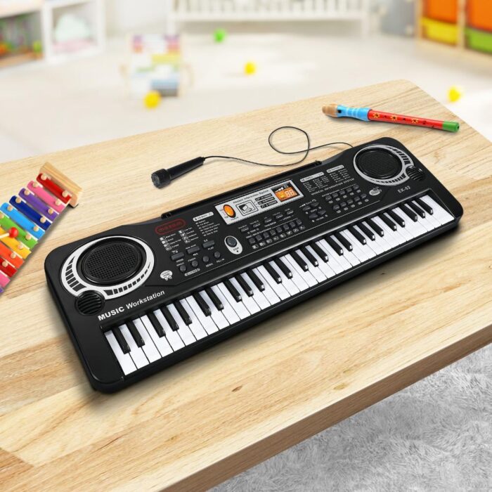 Mazam 61 Keys Piano Keyboard Kids Toy With Microphone - Image 3