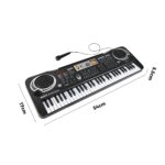 Mazam 61 Keys Piano Keyboard Kids Toy With Microphone - Image 5