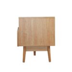 Oikiture TV Cabinet Entertainment Unit Stand Rattan Drawers Furniture 160CM - Image 6