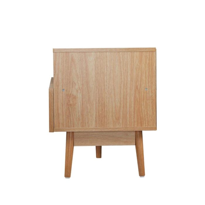 Oikiture TV Cabinet Entertainment Unit Stand Rattan Drawers Furniture 160CM - Image 6