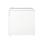 Oikiture TV Cabinet RGB LED Gloss 130cm White - Image 6
